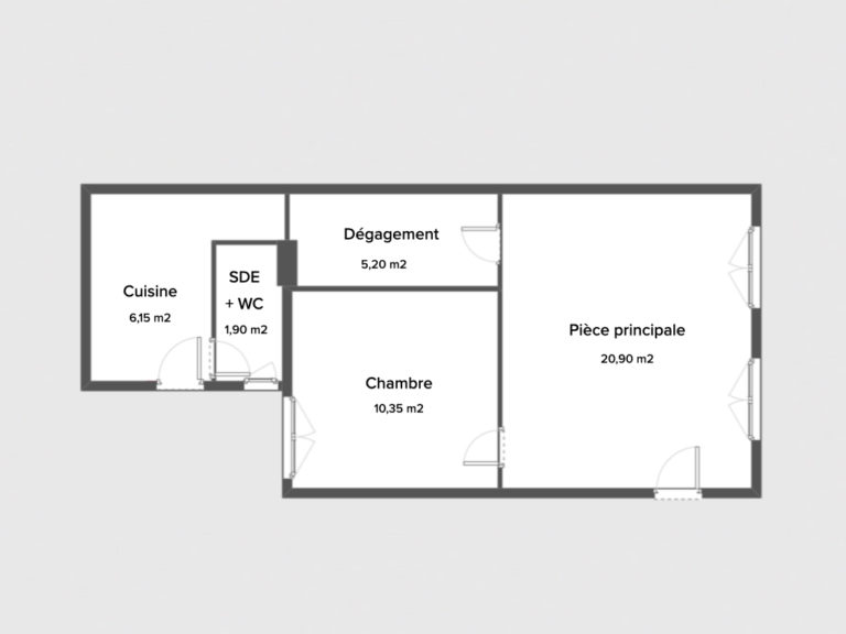 Levallois -  Appartement 2 pièces - Idéal professions libérales